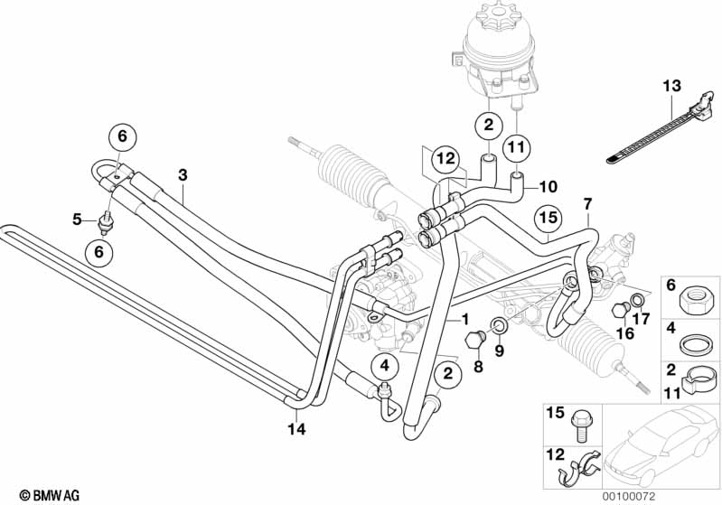 Маслопроводы гидроусилителя рул.управл.