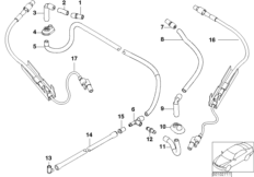 Шлангопроводы стеклоомывателя