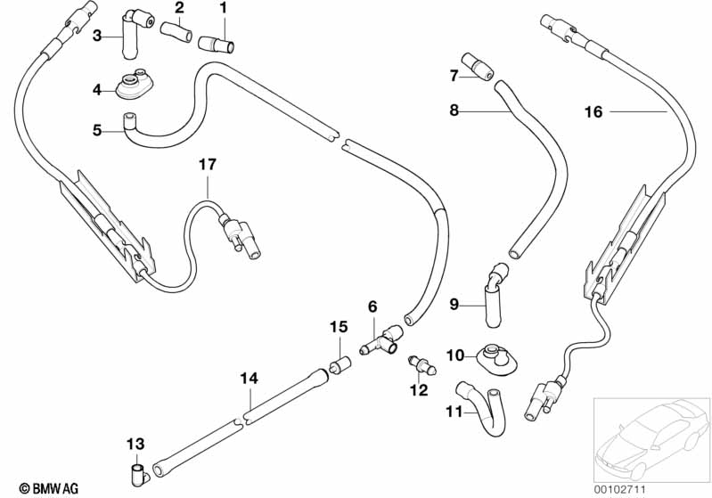 Шлангопроводы стеклоомывателя