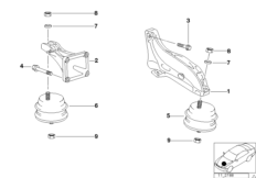 Подвеска двигателя/демпфер
