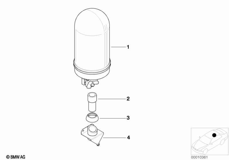Вращающийся проблесковый фонарь