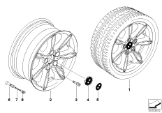 л/с диск BMW со сдвоенными спицами 103