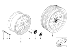 Дизайн со сдвоенными спицами (диз. 30)