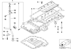 Масляный картер/маслоизмерит.приспособл.
