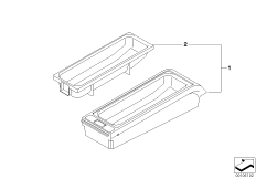 Детали SA 633 в центральной консоли
