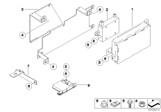 Детали SA 644 в багажнике