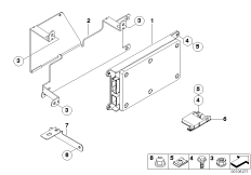 Детали SA 638 в багажном отделении