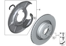 Тормозной диск торм.механ.заднего колеса