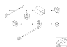 Выключатель фонаря такси