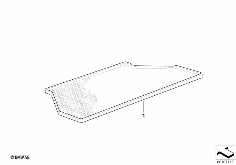 Коврик для багажника