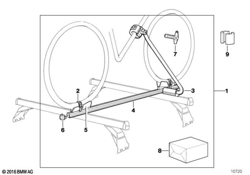 Фиксатор BMW для туристического велосипеда