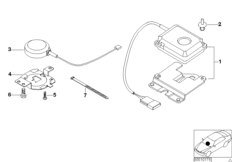 Магнитный зонд/антенна GPS