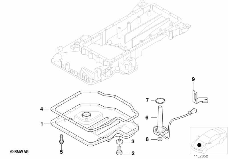 Масляный картер/маслоизмерит.приспособл.