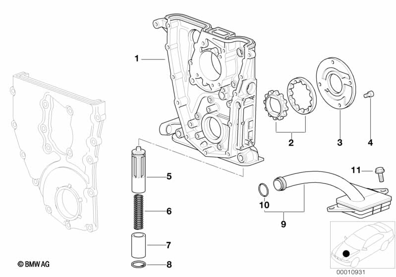 Смазочная система/маслян.насос с прив.