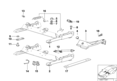 Сиденье Пд направ.сиден.с мех.прив./дет.