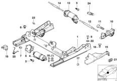 Сиденье Пд направл.сиден.с э/прив./дет.