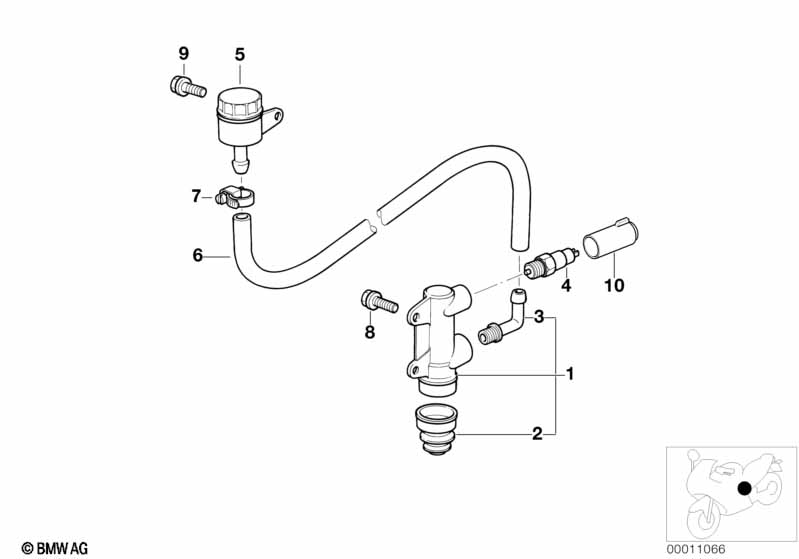 Главный тормоз.цилиндр торм.мех.зад.кол.