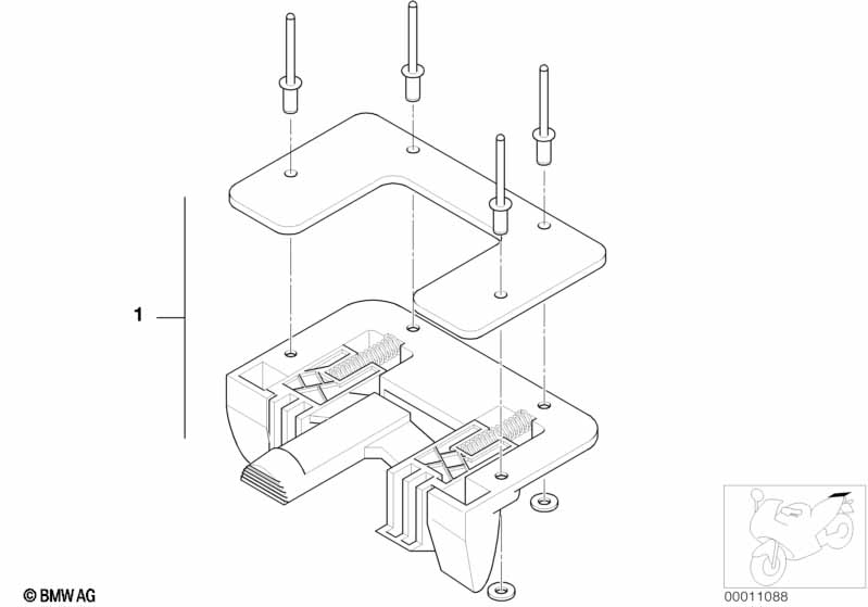 Фиксатор верхнего контейнера