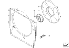 Кожух вентилятора/вентилятор