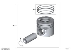 Поршень кривошипно-шатунного механизма