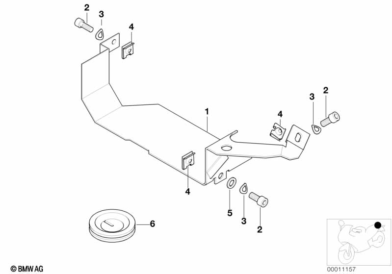 Держатель антенны спецавтомобиля