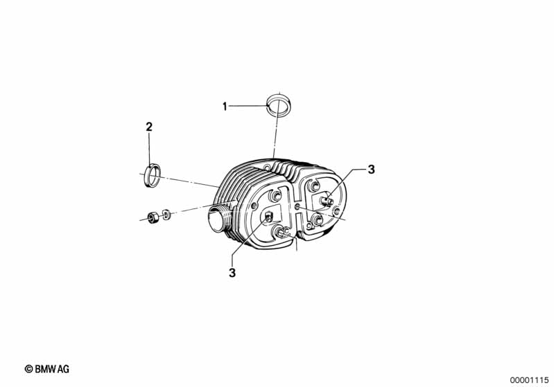 Головка блока цилиндров-доп.элементы