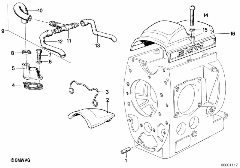 Система вентиляции картера двигателя