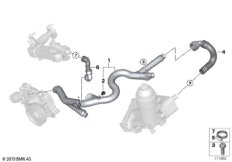 Водяной шланг системы охлаждения