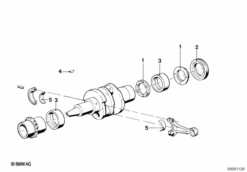 Шатун/шатунный подшипник