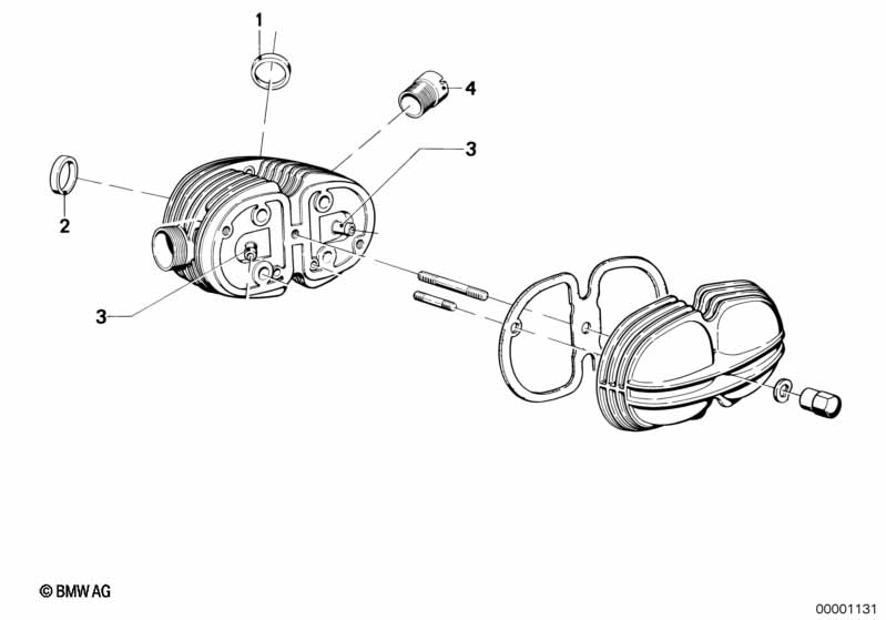 Головка блока цилиндров-доп.элементы