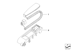 Детали тел.с двумя труб.в исп.для Японии