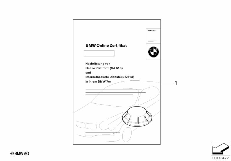 Комплект дооснащения BMW-Online