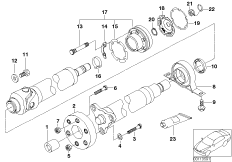 ШРУС промежут.опоры карданного вала