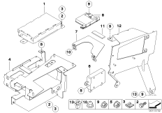 Детали SA 644 в багажнике