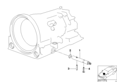 A4S270R/310R шток переключения передач
