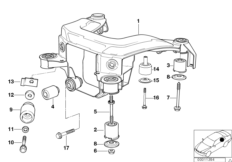 балка заднего моста