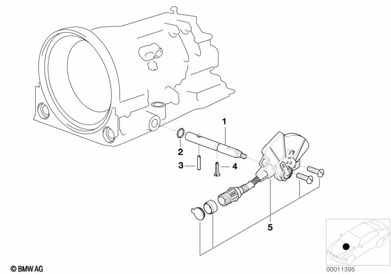 A4S270R/310R шток/переключ.КПП