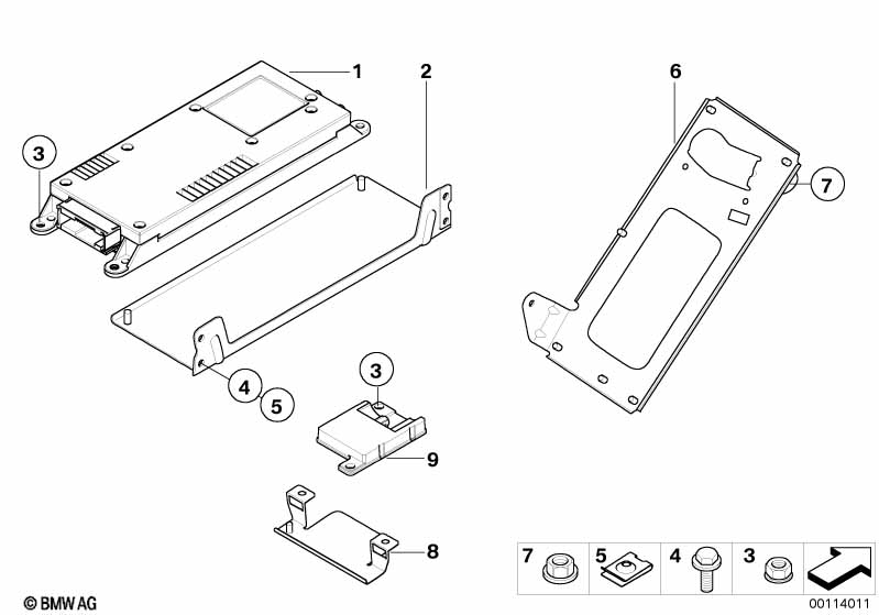 Детали SA 638 в багажном отделении