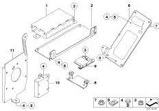 Детали SA 644 в багажнике