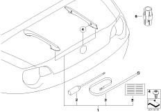 Леер на крышке багажника