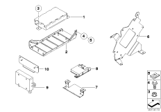 Детали SA 644 в багажнике