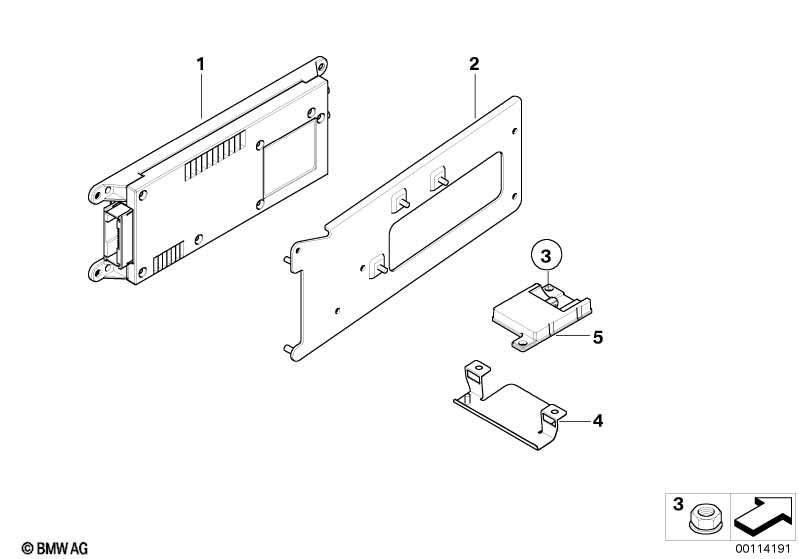 Детали SA 638 в багажном отделении