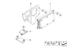 Детали SA 639/SA 640 в багажном отделен