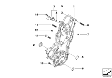 Корпус блока ГРМ