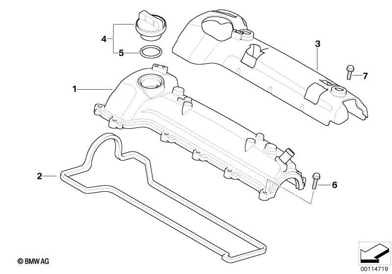 Крышка головки блока цилиндров
