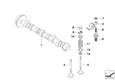 Распредвал мех.клап.газораспред./клапаны