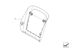 Индивид. задняя панель спорт.сид.кожа