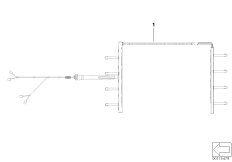 Жгут проводов модуля инжекторов двигат.