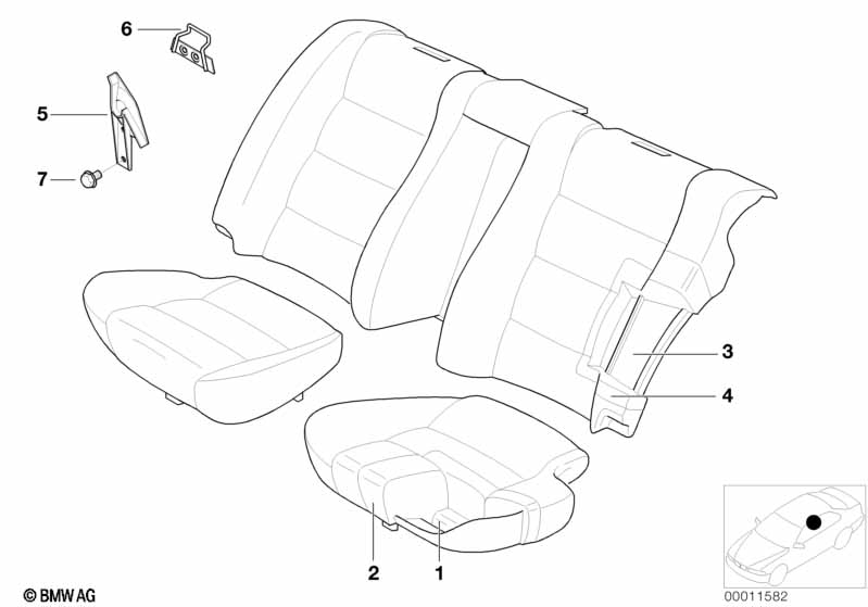 Сиденье двухместное Зд/детали