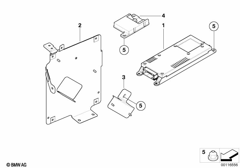 Детали SA 638 в багажном отделении